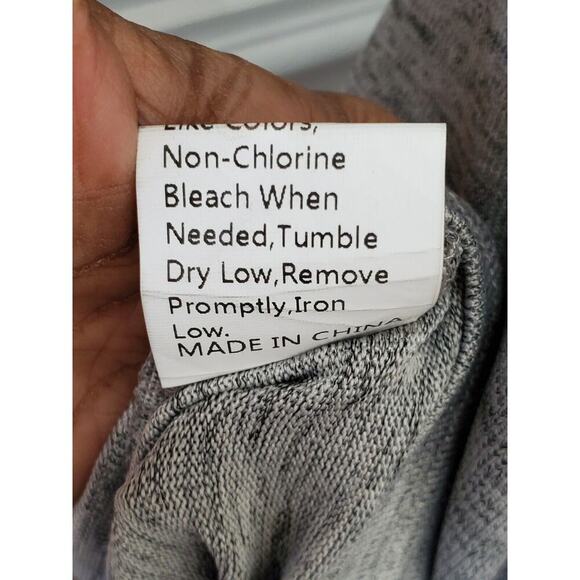 Sheln Women's Gray Polyester Crew Neck Long Sleeve Knee Length Dress Size Small - Picture 11 of 12